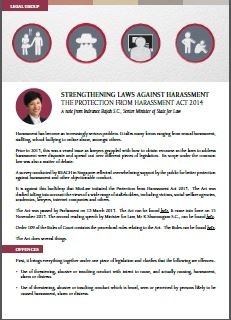 image of pdf: stengthening laws against harassment