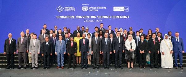 Singapore Convention Signing Ceremony 2019